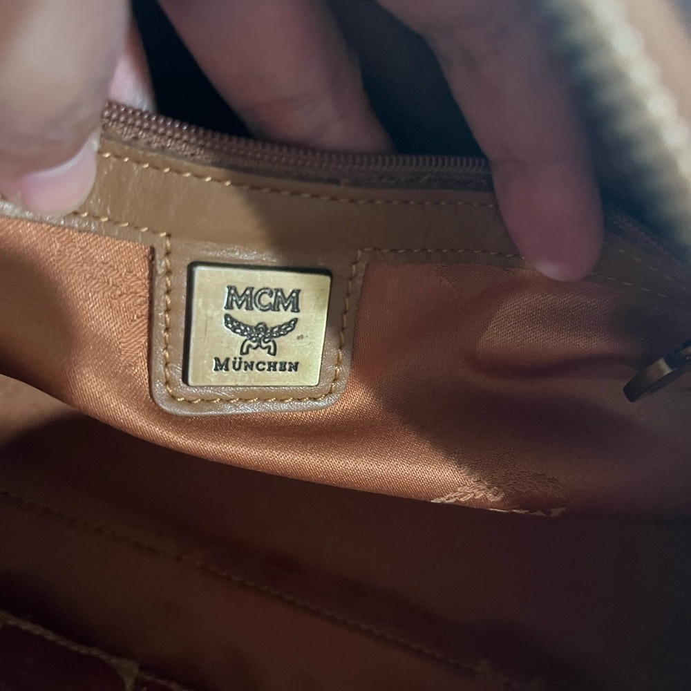 MCM COGNAC VISETOS VINTAGE HANDBAG - Picture 15 of 16